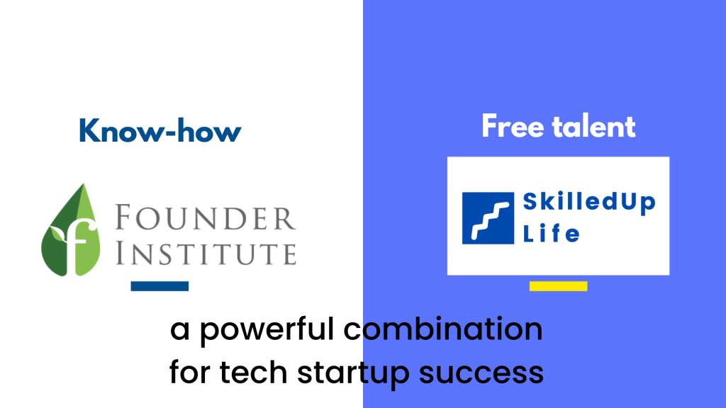 SkilledUp Life Founder Institute Partnership